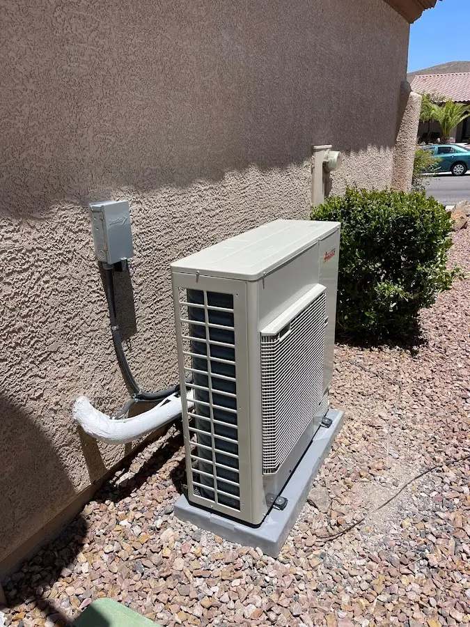 Residential air conditioning condenser unit in Pukalani